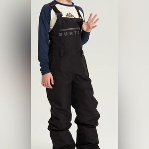 Burton Kids Black Overalls